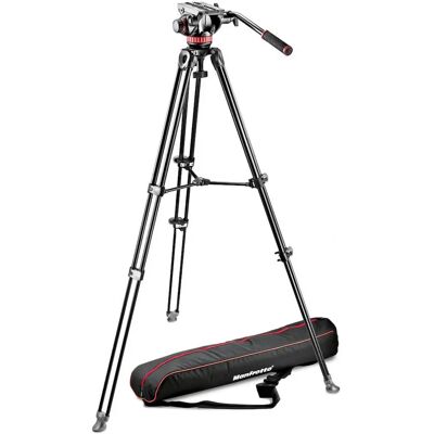 Trépied Manfrotto - Hauteur Max 157cm - Tête Fluide - Photo & Vidéo - Publicité Trépied Manfrotto - Hauteur Max 157cm - Tête Fluide - Photo & Vidéo - Publicité