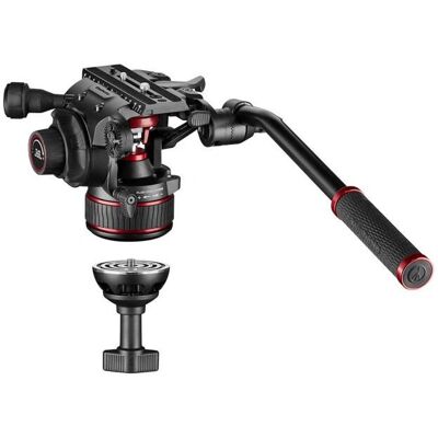 Tête de trépied en aluminium Nitrotech 608 de Manfrotto - Fluide, Noir Tête de trépied en aluminium Nitrotech 608 de Manfrotto - Fluide, Noir