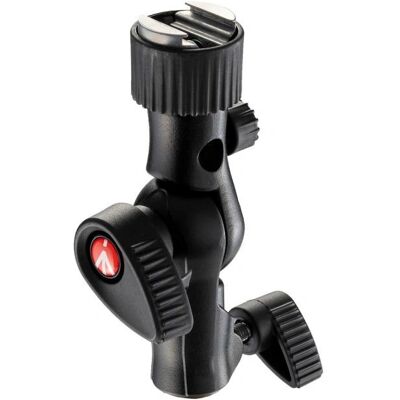 Manfrotto MLH1HS-2 Stativzubehörklemme - Unterstützt Blitze & LED Manfrotto MLH1HS-2 Stativzubehörklemme - Unterstützt Blitze & LED