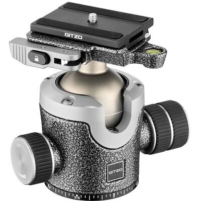 Gitzo GH4383LR Silber Kugelkopf - Unterstützt bis 30kg Gitzo GH4383LR Silber Kugelkopf - Unterstützt bis 30kg
