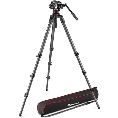 Manfrotto 504X - Fibre de carbone - Publicité Manfrotto 504X - Fibre de carbone - Publicité