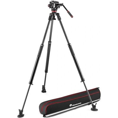 Manfrotto 504X - Fibre de carbone - Publicité Manfrotto 504X - Fibre de carbone - Publicité