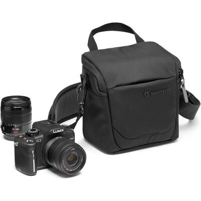 Manfrotto Borsa a spalla Advanced III - Borsa per fotocamera, nera Manfrotto Borsa a spalla Advanced III - Borsa per fotocamera, nera
