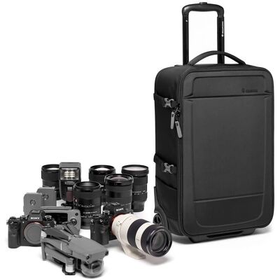 Manfrotto Camera Backpack - Advanced Camera Rolling Bag III - Impact-Resistant, Fits 15-Inch Laptop, International Carry-On Manfrotto Camera Backpack - Advanced Camera Rolling Bag III - Impact-Resistant, Fits 15-Inch Laptop, International Carry-On