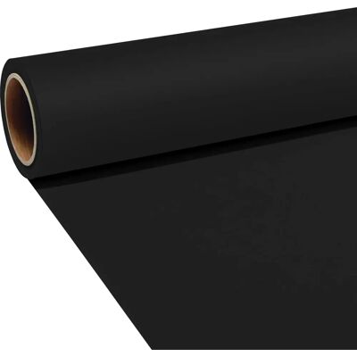 JOBY Naadloze Achtergrondpapier Zwart 11m x 1,35m JOBY Naadloze Achtergrondpapier Zwart 11m x 1,35m