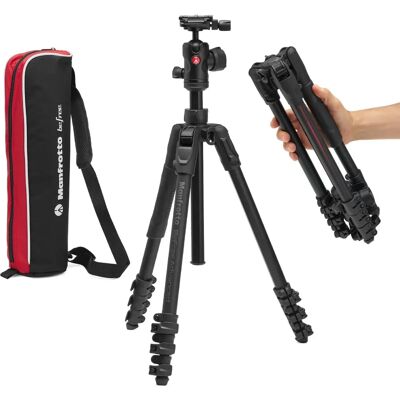 Zestaw statywów Manfrotto Befree Advanced - Kompaktowy, 9kg udźwig Zestaw statywów Manfrotto Befree Advanced - Kompaktowy, 9kg udźwig
