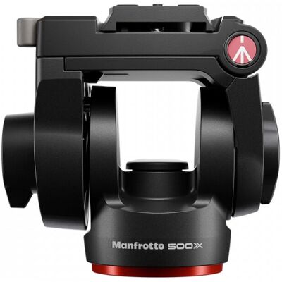 Cabeça de Tripé Manfrotto 500X Fluida - Alumínio Preto Cabeça de Tripé Manfrotto 500X Fluida - Alumínio Preto