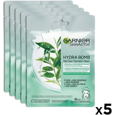 Garnier - Masque HydraBomb - Hydratant et Matifiant - 5pcs Garnier - Masque HydraBomb - Hydratant et Matifiant - 5pcs
