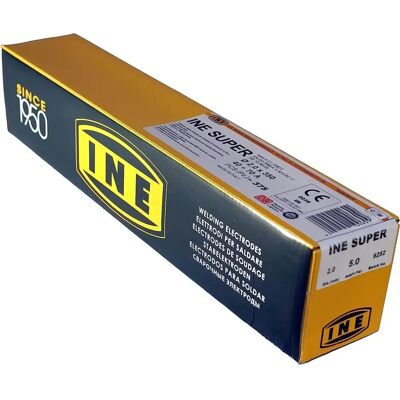 INE - Baguettes d'électrode en acier pour soudure à l'arc - Ø 2 mm - 350 mm de long - 375 pièces - Publicité INE - Baguettes d'électrode en acier pour soudure à l'arc - Ø 2 mm - 350 mm de long - 375 pièces - Publicité