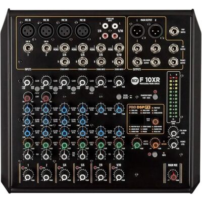 RCF F 10XR - Mixer a 10 canali con effetti e registrazione RCF F 10XR - Mixer a 10 canali con effetti e registrazione