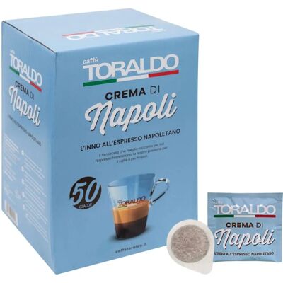 Capsules de café Toraldo Crema Di Napoli - ESE 44mm - 50 pièces - Publicité Capsules de café Toraldo Crema Di Napoli - ESE 44mm - 50 pièces - Publicité
