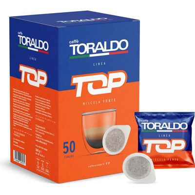 TORALDO - 106127 - 50 Cialde - LINEA TOP FORTE - Coffee Capsule TORALDO - 106127 - 50 Cialde - LINEA TOP FORTE - Coffee Capsule