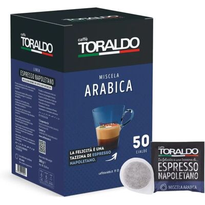 Caffè Toraldo Capsule Arabica - 50 ESE 44mm - Note Aromatiche Intense Caffè Toraldo Capsule Arabica - 50 ESE 44mm - Note Aromatiche Intense