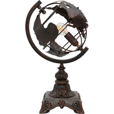Lampada da Tavolo Mauro Ferretti Mappa Mondo in Metallo - Lampada da Tavolo Lampada da Tavolo Mauro Ferretti Mappa Mondo in Metallo - Lampada da Tavolo