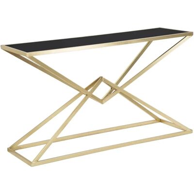 Mauro Ferretti - Consola Piramide - Gold/Black - 130x40x75 cm - Console Mauro Ferretti - Consola Piramide - Gold/Black - 130x40x75 cm - Console