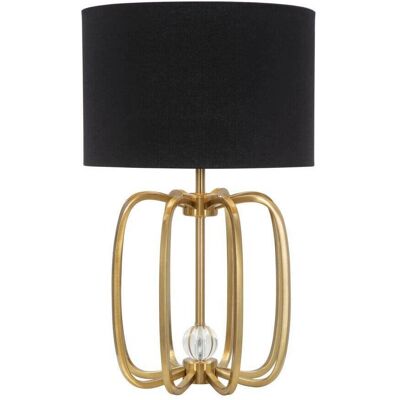 Złota Lampa Stolowa Mauro Ferretti - E27, 40W, Ø38x62 cm - Lampa Stolowa Złota Lampa Stolowa Mauro Ferretti - E27, 40W, Ø38x62 cm - Lampa Stolowa