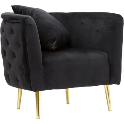 Mauroferretti Samt Glam Sessel - 76x74x71 cm Mauroferretti Samt Glam Sessel - 76x74x71 cm