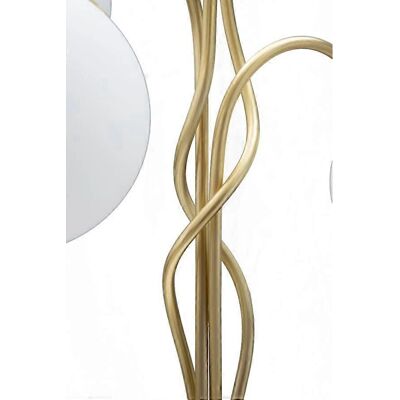 Złota lampa stołowa Mauro Ferretti z kulami ze szkła - Lampa stołowa Złota lampa stołowa Mauro Ferretti z kulami ze szkła - Lampa stołowa