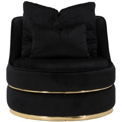 Mauro Ferretti Paris Space Schwarz Gold Sessel Mauro Ferretti Paris Space Schwarz Gold Sessel