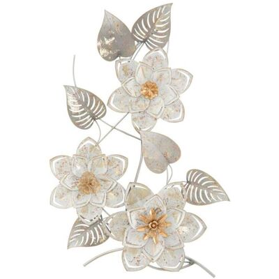 Pannello Murale Mauro Ferretti - Composizione floreale decorativa in ferro Pannello Murale Mauro Ferretti - Composizione floreale decorativa in ferro