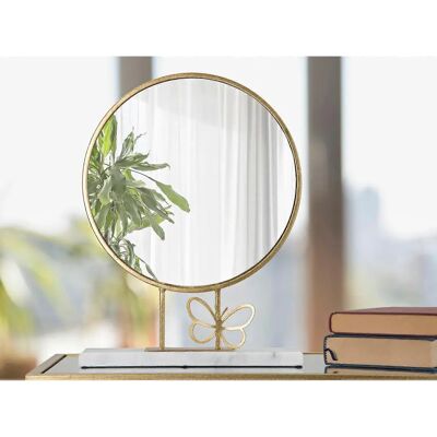 Mauro Ferretti Srl - Miroir avec Support en Marbre - Décor Salle de Bain & Chambre - Publicité Mauro Ferretti Srl - Miroir avec Support en Marbre - Décor Salle de Bain & Chambre - Publicité