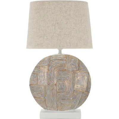 CHARME - CHARME1921 - Resina - Beige - Lámpara de mesa CHARME - CHARME1921 - Resina - Beige - Lámpara de mesa