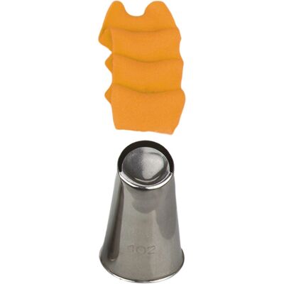 Decora 0263402 - Douille Cornetto en Acier Inoxydable - Qualité Professionnelle Decora 0263402 - Douille Cornetto en Acier Inoxydable - Qualité Professionnelle