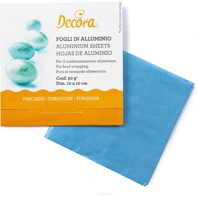 Decora 0796205 Sac de emballage pour chocolat - Feuilles d'aluminium sûres pour aliments Decora 0796205 Sac de emballage pour chocolat - Feuilles d'aluminium sûres pour aliments