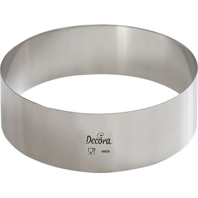 Moule à Gâteau Decora - Acier Inoxydable - Ø 18cm Moule à Gâteau Decora - Acier Inoxydable - Ø 18cm