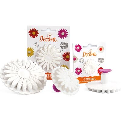Moule à Fleur Gerbera Decora - 10,5cm - Plastique Alimentaire Moule à Fleur Gerbera Decora - 10,5cm - Plastique Alimentaire