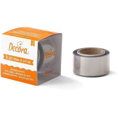 Decora Modell 0160714 - Transparent PVC-rollen för livsmedel 10m Decora Modell 0160714 - Transparent PVC-rollen för livsmedel 10m