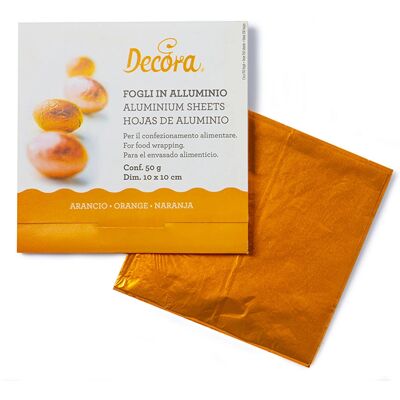 Decora Confezione Arancione - Sicura per alimenti, 150 pz Decora Confezione Arancione - Sicura per alimenti, 150 pz