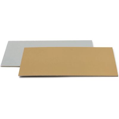 Decora Gold Silber Rechteckige Tortenunterlage - Kuchenart Decora Gold Silber Rechteckige Tortenunterlage - Kuchenart
