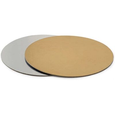 Decora 0932522 Gold Silver Cake Serving Mat - Cake Boards Decora 0932522 Gold Silver Cake Serving Mat - Cake Boards