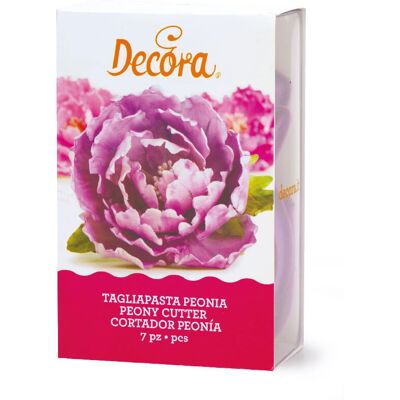 Decora Paarse Pioenroos Uitsteker Set Decora Paarse Pioenroos Uitsteker Set