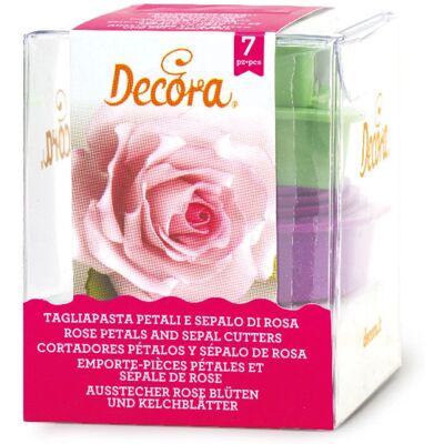 Decora Set van 7 bloemuitstekers Decora Set van 7 bloemuitstekers