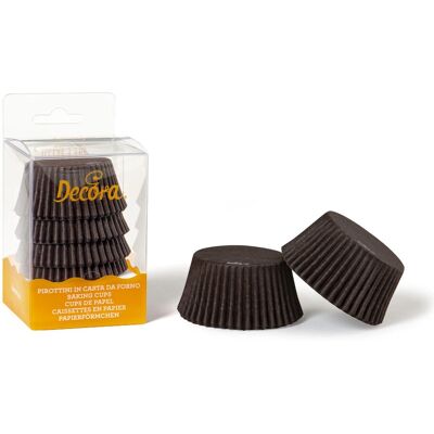 Decora Moules à Cupcakes - Brun - 75 pcs Decora Moules à Cupcakes - Brun - 75 pcs
