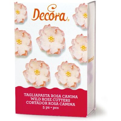 Decora Roze Set - Snijvormen voor Rosa Canina Decora Roze Set - Snijvormen voor Rosa Canina