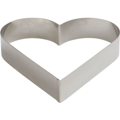 Decora Stampo a Cuore in Acciaio Inox - 22x4,5 cm - Stampo da Forno Decora Stampo a Cuore in Acciaio Inox - 22x4,5 cm - Stampo da Forno