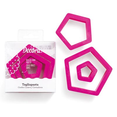 Decora 0255303 Roze Uitsteekset - Koekjesuitstekers Decora 0255303 Roze Uitsteekset - Koekjesuitstekers