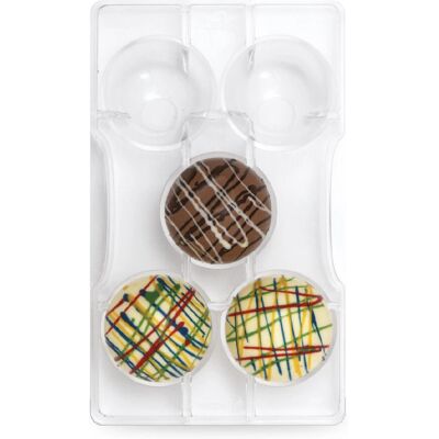 Decora Model 0050094 Polycarbonaat Chocoladevorm - Transparant Decora Model 0050094 Polycarbonaat Chocoladevorm - Transparant