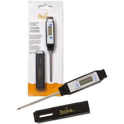 Decora Voedselthermometer - RVS Sonde -50°C tot 300°C Decora Voedselthermometer - RVS Sonde -50°C tot 300°C