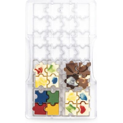 Decora Modèle 0050123 - Moule en polycarbonate pour chocolat - Transparent - Publicité Decora Modèle 0050123 - Moule en polycarbonate pour chocolat - Transparent - Publicité