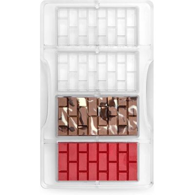Decora Model 0050127 Candy Chocolade Baksteenvorm - Chocolade Type Decora Model 0050127 Candy Chocolade Baksteenvorm - Chocolade Type