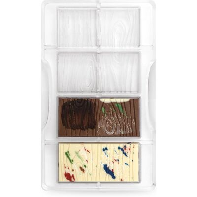 Decora Model 0050130 - Transparante Polycarbonaat Chocoladevorm Decora Model 0050130 - Transparante Polycarbonaat Chocoladevorm