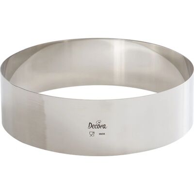 Decora Modell 0063751 Rostfritt Stål Tårtfom - 24cm Decora Modell 0063751 Rostfritt Stål Tårtfom - 24cm