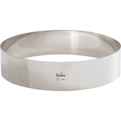 Decora Model 0063754 RVS Cakevorm - 30cm Decora Model 0063754 RVS Cakevorm - 30cm