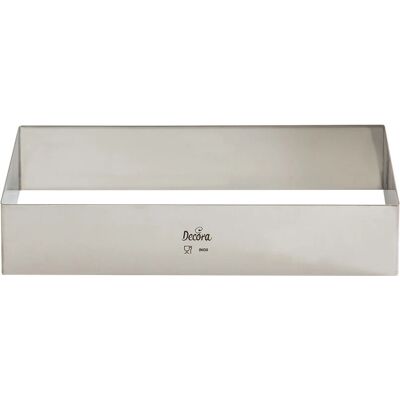 Decora 0063768 Ruitvormige roestvrijstalen cakevorm - Cake mould Decora 0063768 Ruitvormige roestvrijstalen cakevorm - Cake mould