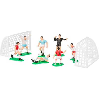 Decora 0816010 Conjunto de Decoração de Bolo de Futebol - 9 Peças - Decoração de Festa Infantil Decora 0816010 Conjunto de Decoração de Bolo de Futebol - 9 Peças - Decoração de Festa Infantil