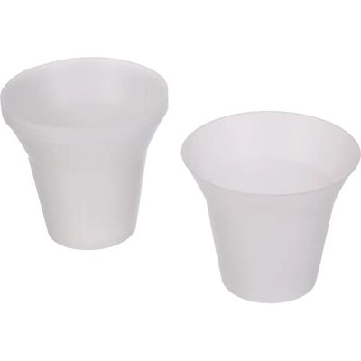 Decora Äggbas Set - Vit 12,8cm - Påskäggsstöd Decora Äggbas Set - Vit 12,8cm - Påskäggsstöd